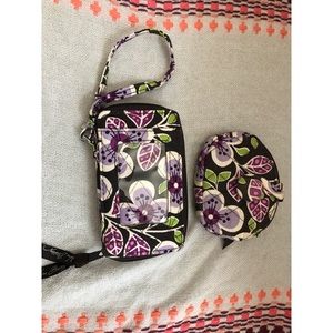 Vera Bradley wristlet & coin purse